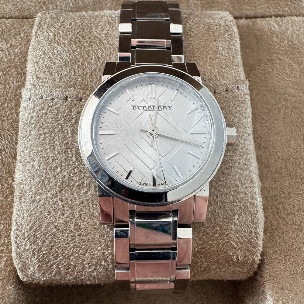 Burberry Silver Watch